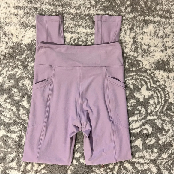 Wolven Lavender Crossover Pocket Leggings NWT XS - Picture 12 of 12